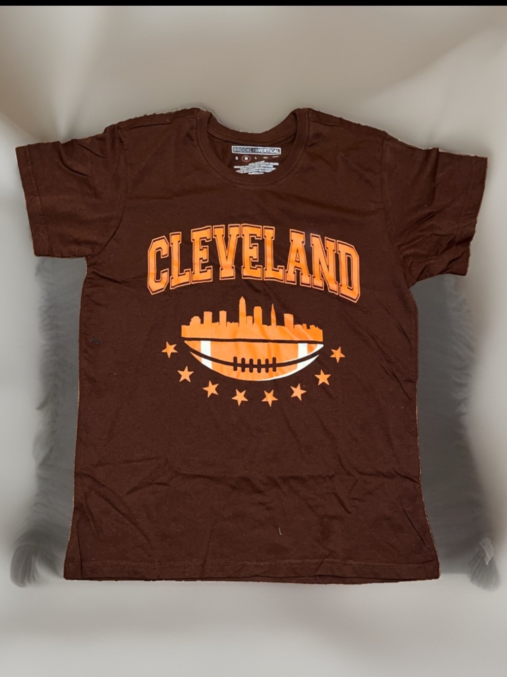 Cleveland Brown Football City Graphics Football Fan Short Sleeve💯%Cotton T-Shirt